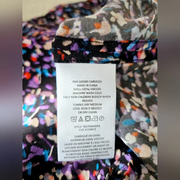NWT JOIE Women's Multicolor Floral Top Size:XS